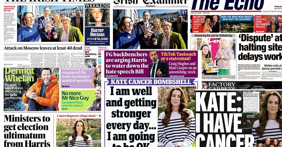 What the papers say: Saturday's front pages