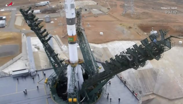 Russian Soyuz Rocket Blasts Off For International Space Station
