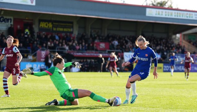 Chelsea Return To Top Spot In Wsl After Beating Struggling West Ham