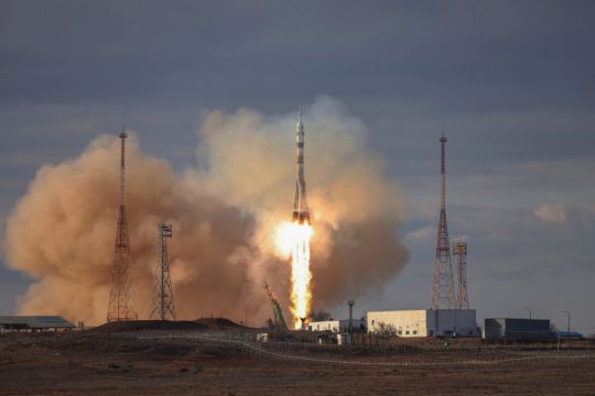 Russian Soyuz Spacecraft Docks At International Space Station