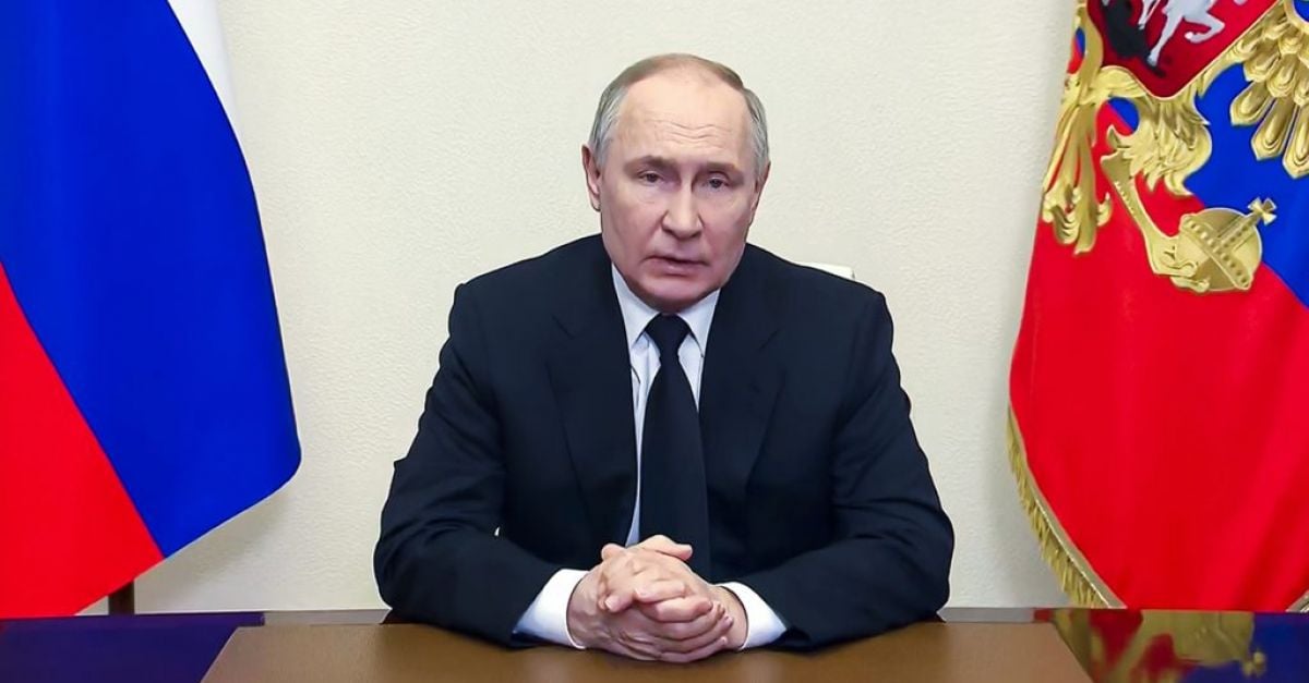 Руският президент Владимир Путин каза, че въоръжените лица, извършили атаката
