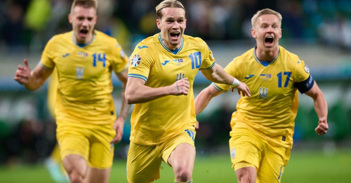 Квалификацията на Украйна за финалите на Евро 2024 развесели страна