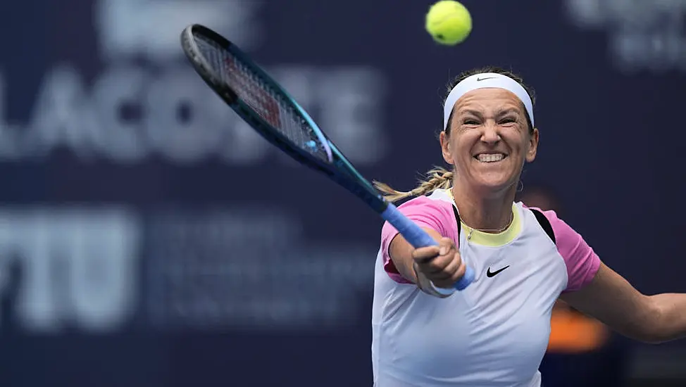 Victoria Azarenka Battles To Keep Hopes Of Fourth Miami Open Title Alive