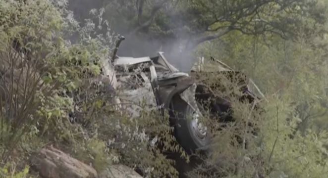 Girl, 8, The Sole Survivor As 45 Die In Bus Crash Off South Africa Bridge