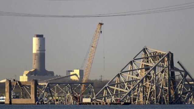 Cranes Arrive To Start Removing Wreckage From Deadly Baltimore Bridge Collapse