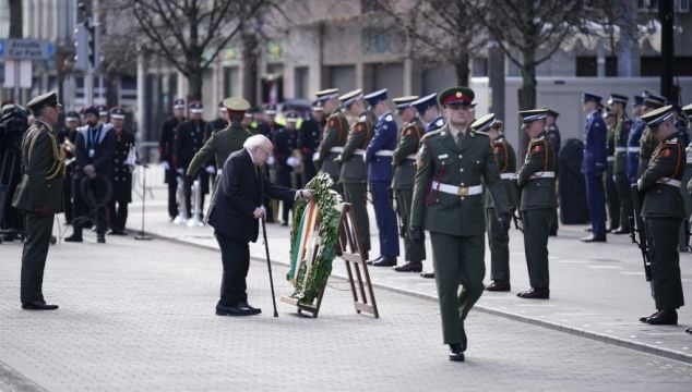 Political Leaders Gather At Gpo For ‘Moving’ Easter Rising Ceremony