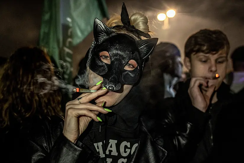 German Campaigners Light Up To Celebrate Legalisation Of Cannabis