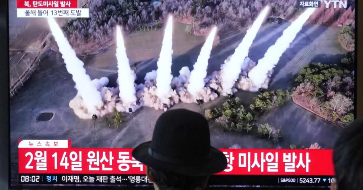 Южна Корея твърди, че Северна Корея е изстреляла ракета в нейните източни води