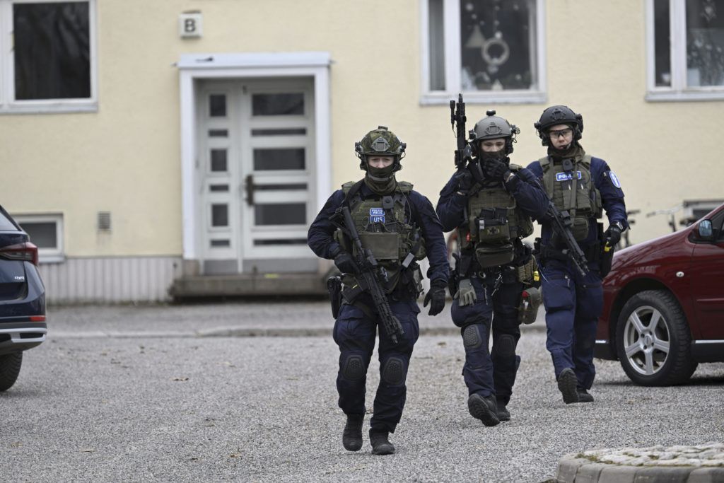 Child killed and two others injured in Finland school shooting