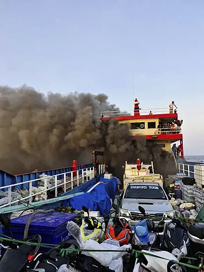 Passengers Jump Into Sea To Escape Ferry Fire In Gulf Of Thailand