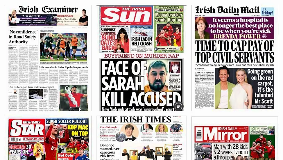 What The Papers Say: Friday's Front Pages