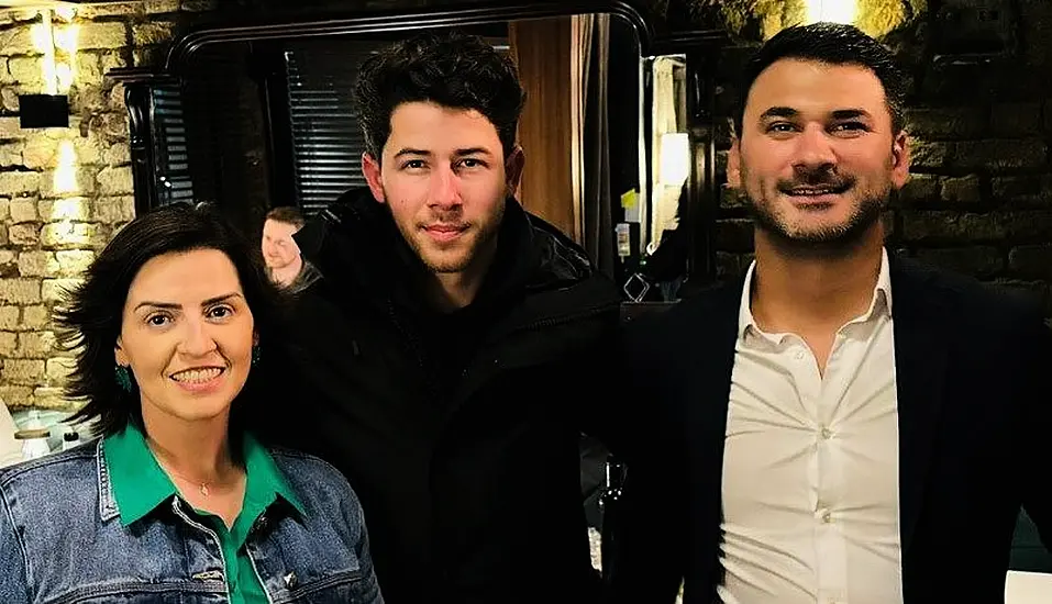 Popstar Nick Jonas Spotted At Famous Dublin Restaurant