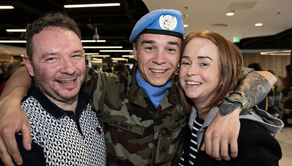 Irish Troops Arrive Home To Mark End Of Peacekeeping Mission In Syria