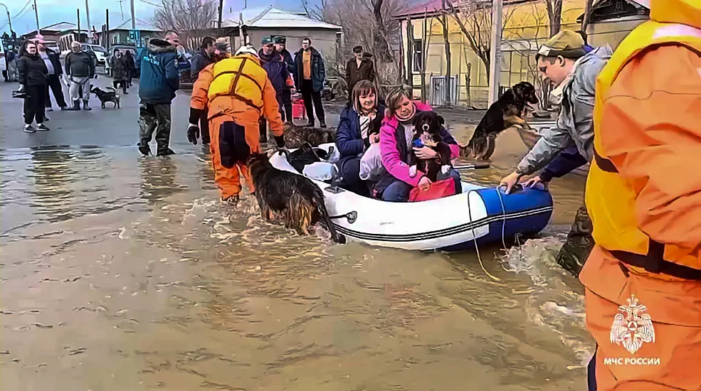 Russia Declares Emergency In Flood-Hit Region As Evacuation Efforts Continue