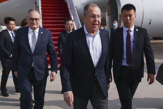 Russia’s Foreign Minister Visits Beijing To Emphasise Close Ties With China