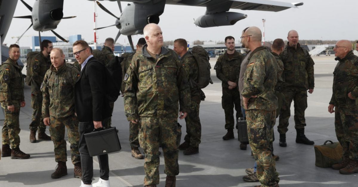 Германски войски пристигат в Литва за рядко дългосрочно разполагане в чужбина