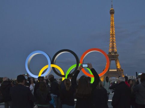 Olympic Rings For The Paris Games Will Be Displayed On The Eiffel Tower