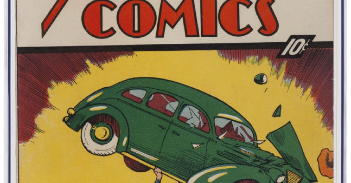 Копие от 1938 г. на комикса, който за първи път