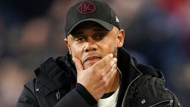 Burnley Boss Vincent Kompany Handed Two-Match Touchline Ban By Fa