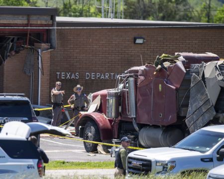 Driver Rams Stolen Truck Into Texas Building After Licence Bid Rejected