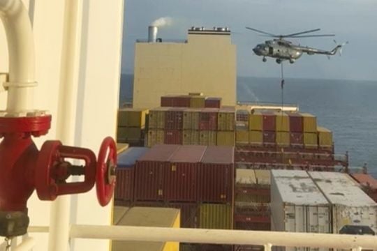 Iran Blamed After Armed Men Attack Ship Near Strait Of Hormuz
