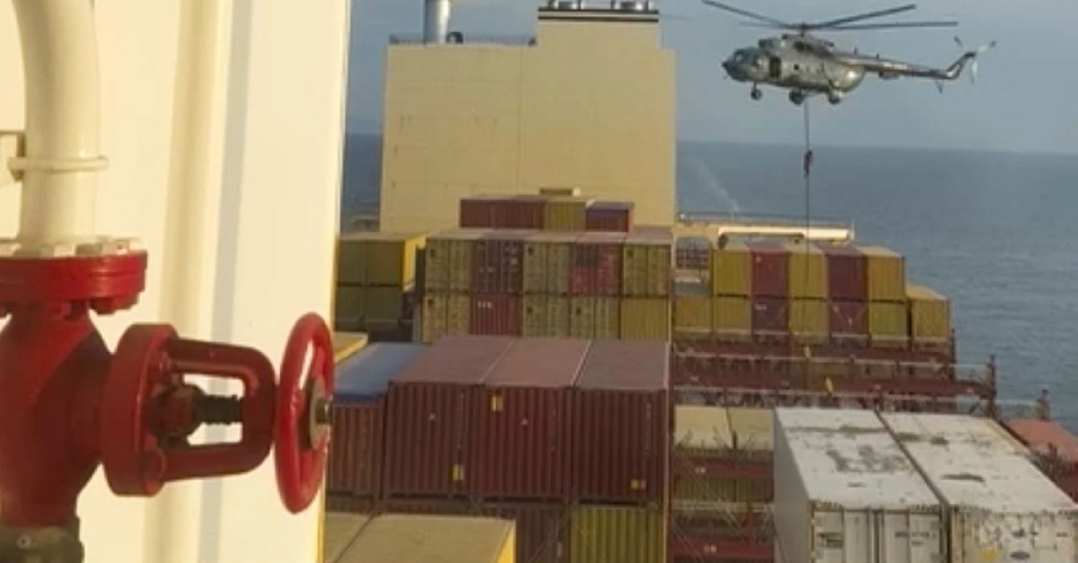 Иранските сили заловиха контейнеровоз близо до Ормузкия проток