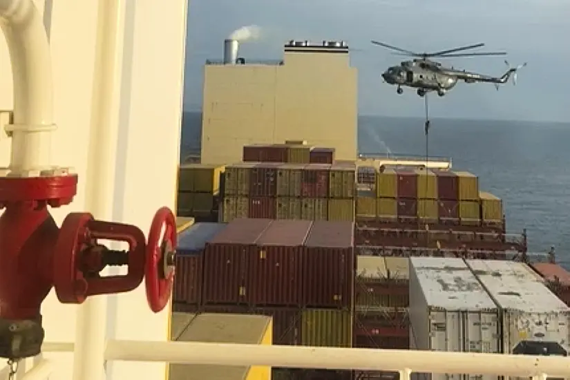 Iranian Forces Seize Container Ship Near Strait Of Hormuz