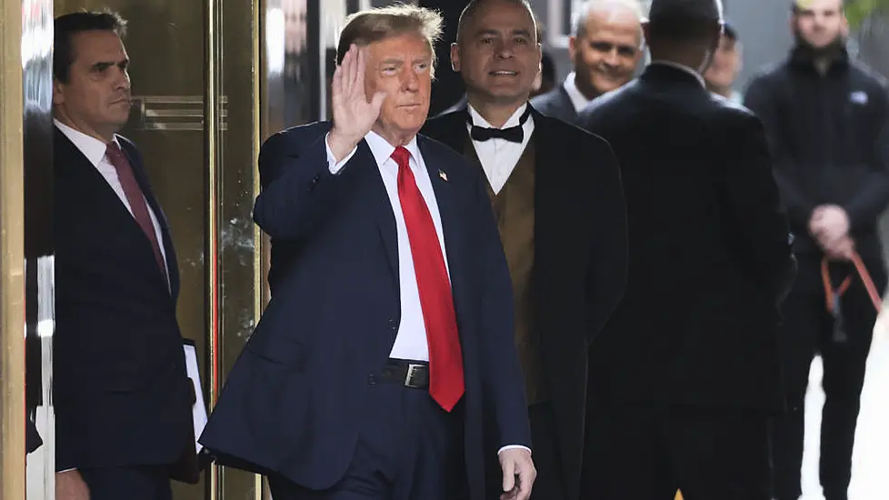 Trump Arrives At Court For Start Of Jury Selection In Historic Hush Money Trial