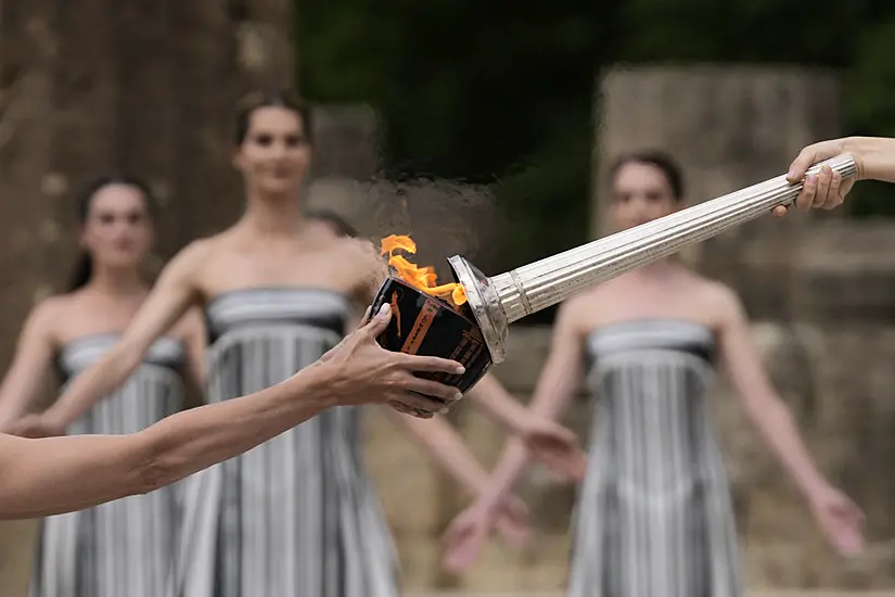 Paris Olympics Flame Is Lit At Greek Cradle Of Ancient Games