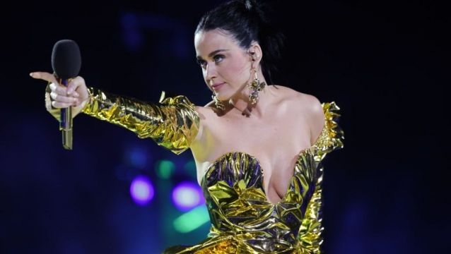 Katy Perry Suffers Major Wardrobe Malfunction As Metal Top Breaks During Filming