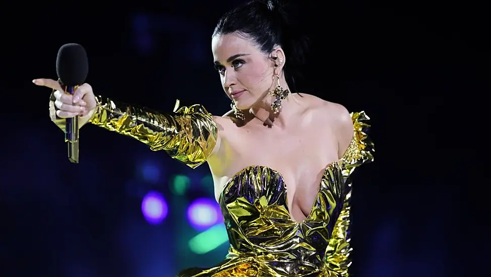 Katy Perry Suffers Major Wardrobe Malfunction As Metal Top Breaks During Filming