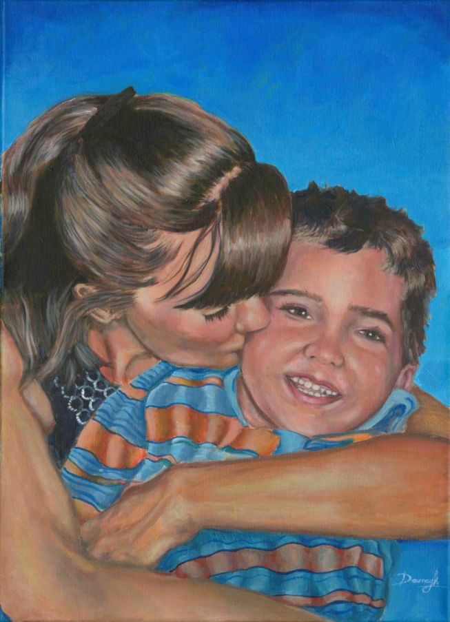 First Prize In Category B Of The 2024 Texaco Children's Art Competition Was Won By Galway Student, Darragh Granahan (Age 15), From Gort Community School, For His Work Entitled ‘Unconditional Love’.