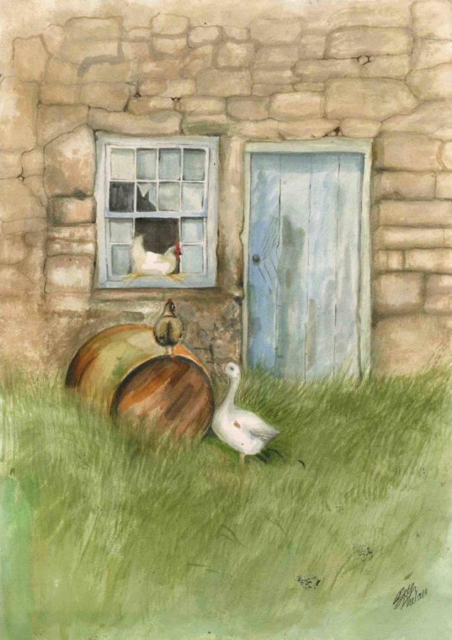 Second Prize In Category C Of The 2024 Texaco Children's Art Competition Was Won By 13-Years Old Laois Student Beth Phelan, From Paint Pots Art Group, Ballyfin, For Her Work Entitled ‘The Farmhouse’.