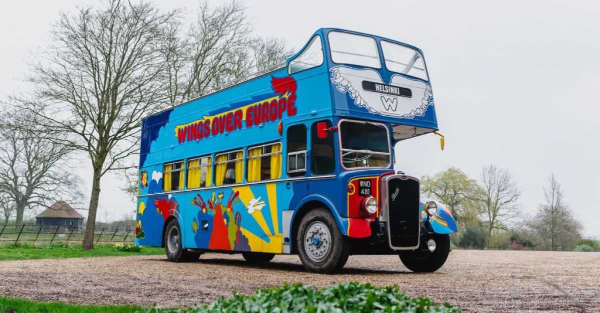 Автобус, използван някога от Пол Маккартни по време на турнето