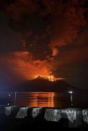 Thousands Evacuated And Tsunami Alert Issued After Indonesian Volcano Eruption