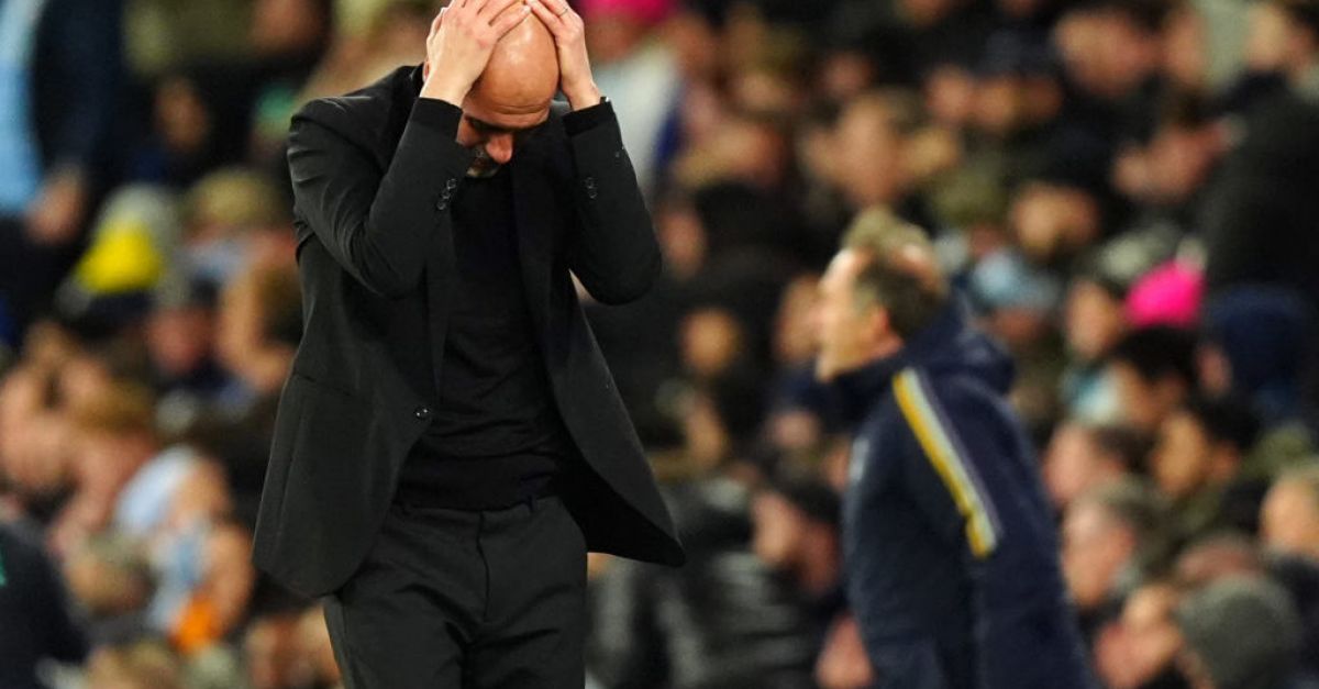 „Никакви съжаления“, казва Пеп Гуардиола след загубата на Манчестър Сити в Шампионската лига