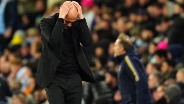 ‘No Regrets’ Says Pep Guardiola After Manchester City Loss In Champions League