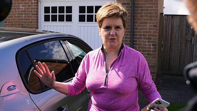 Sturgeon Says It Is ‘Incredibly Difficult’ After Husband Charged By Police