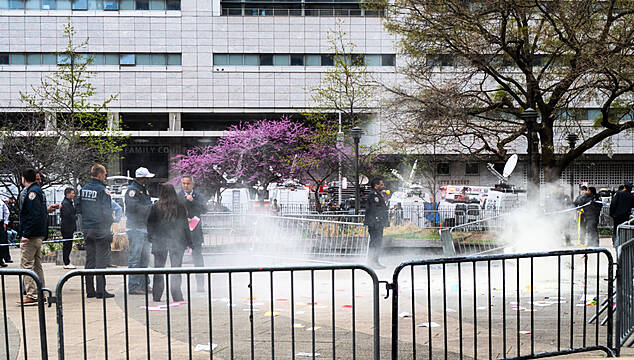 Man Sets Self On Fire Outside New York Court Where Trump Trial Underway