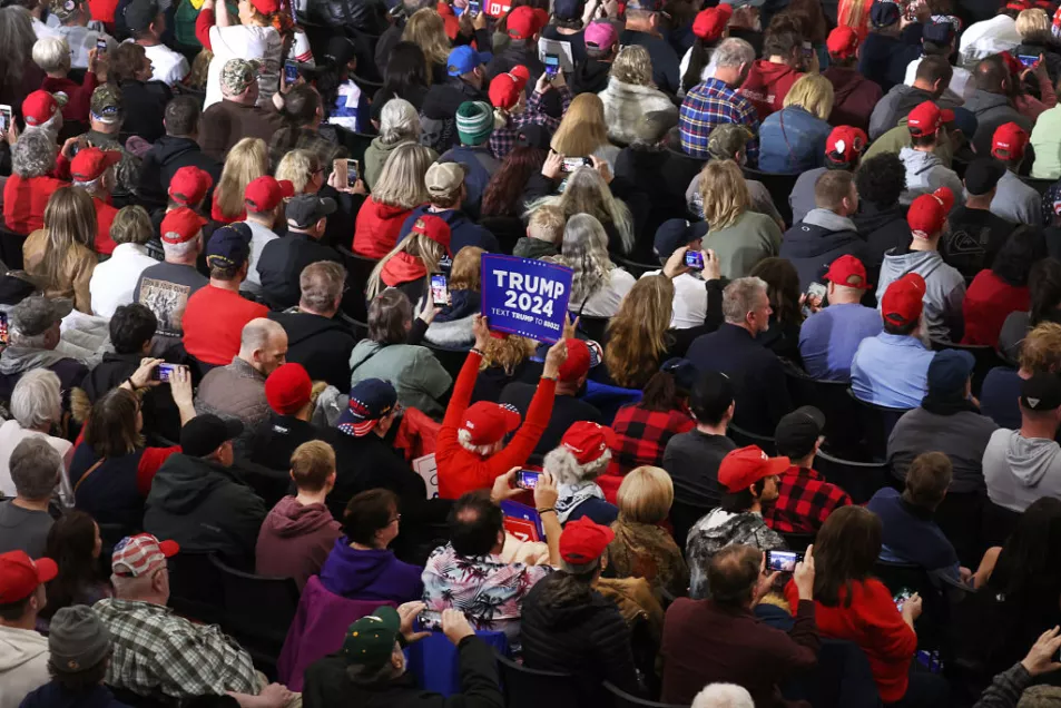 Donald Trump Holds Presidential Campaign Rally In Green Bay, Wisconsin