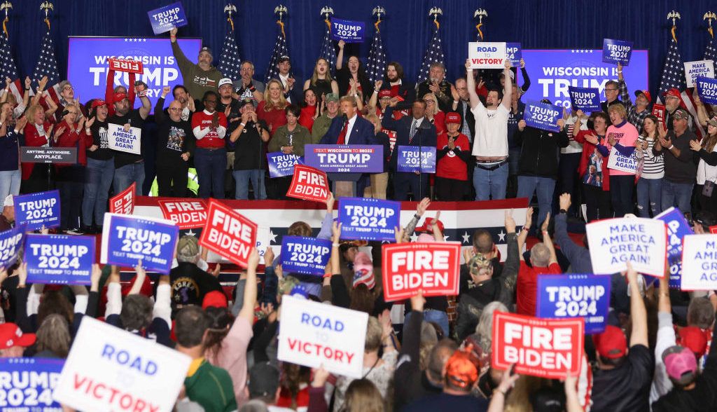 Deconstructing the spectacle and stagecraft of a Donald Trump rally