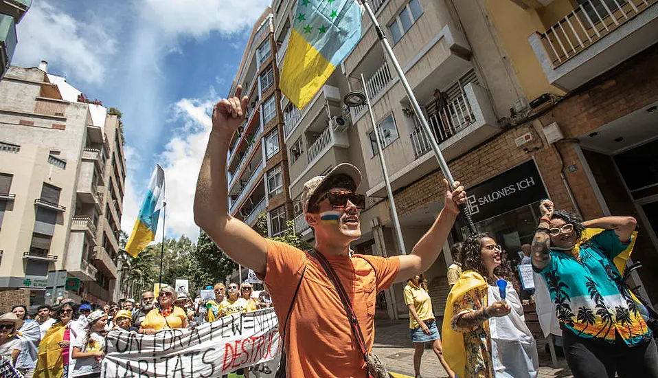 'We Don't Want To See Our Island Die': Thousands Protest In Tenerife Over Mass Tourism