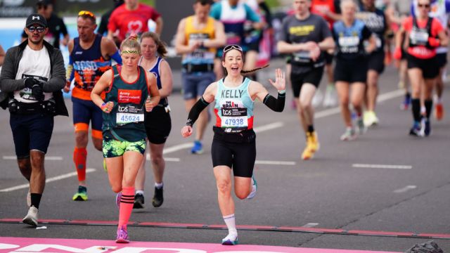 Record Number Of Runners Take Part In London Marathon