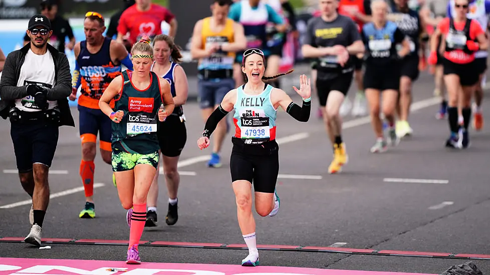 Record Number Of Runners Take Part In London Marathon