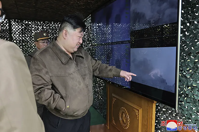 North Korean Leader Leads Rocket Drills That Simulate Nuclear Counterattack