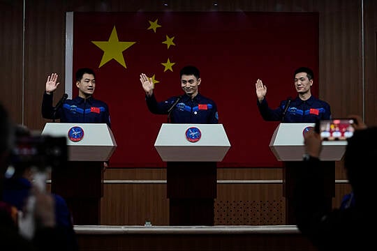 China Prepares To Send Three Astronauts To Tiangong Space Station