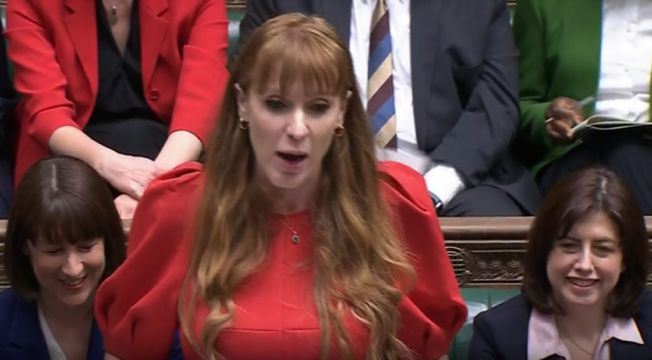 Angela Rayner Aims ‘Pint-Sized Loser’ Jibe At Rishi Sunak