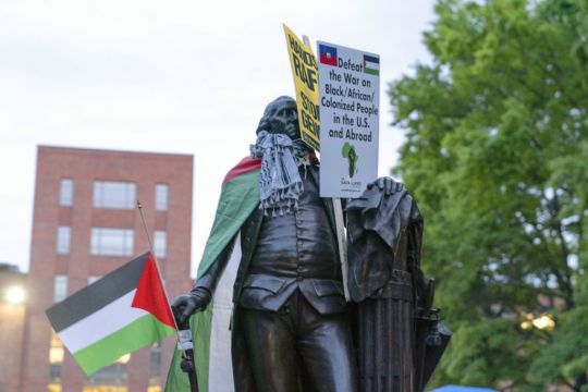 Pro-Palestinian Protesters At Columbia University Settle In For 10Th Day