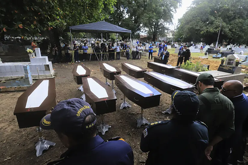 Brazil Buries Bodies Of Migrants Who Drifted In African Boat To Amazon