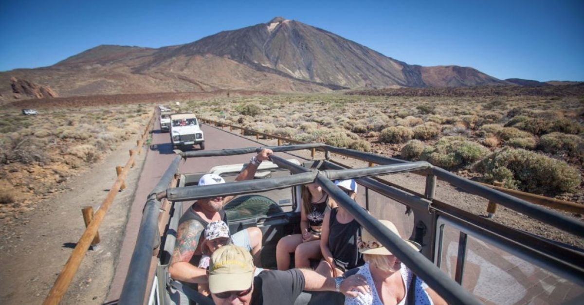 Ирландските туристи са изправени пред такси за посещение на природните пространства на Тенерифе